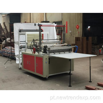 Máquina de fabricação de bolsa de vedação de calor e corte de calor e corte a frio
